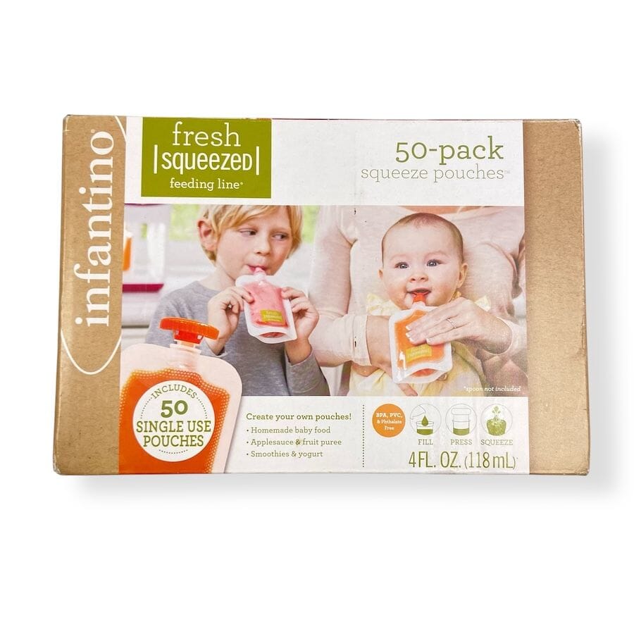 Infantino 50-pack Squeeze Pouches Baby & Toddler 