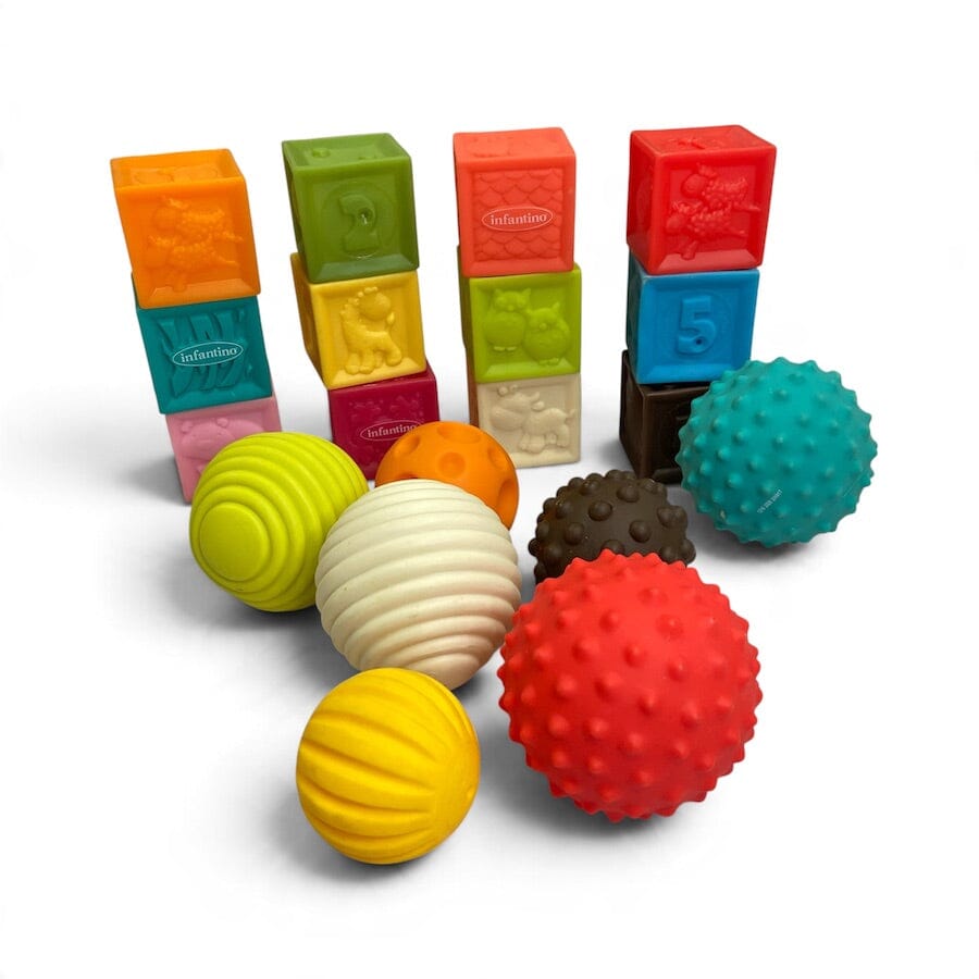 Infantino Ball and Block Bundle Toys 