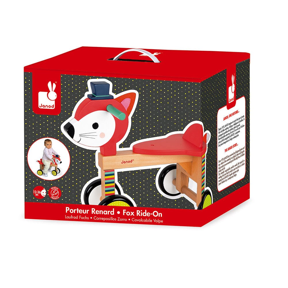Janod Baby Forest Fox Ride On Toys 