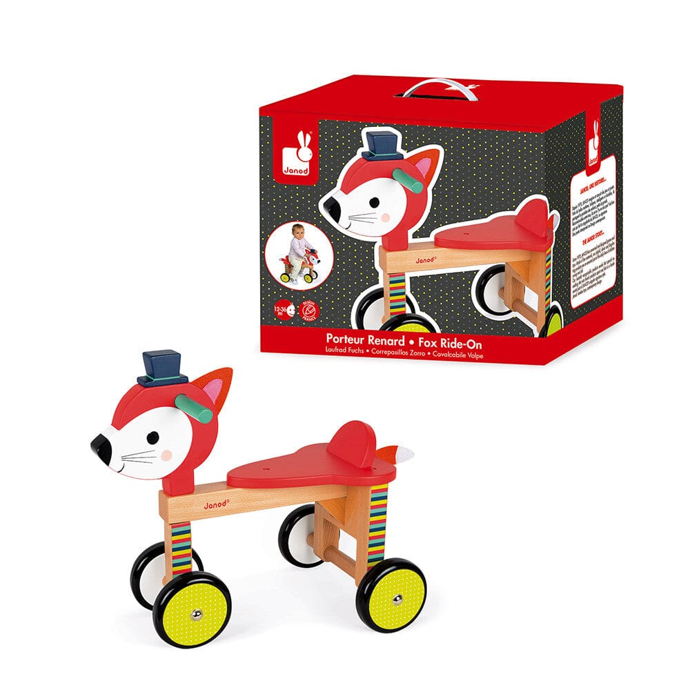 Janod Baby Forest Fox Ride On Toys 