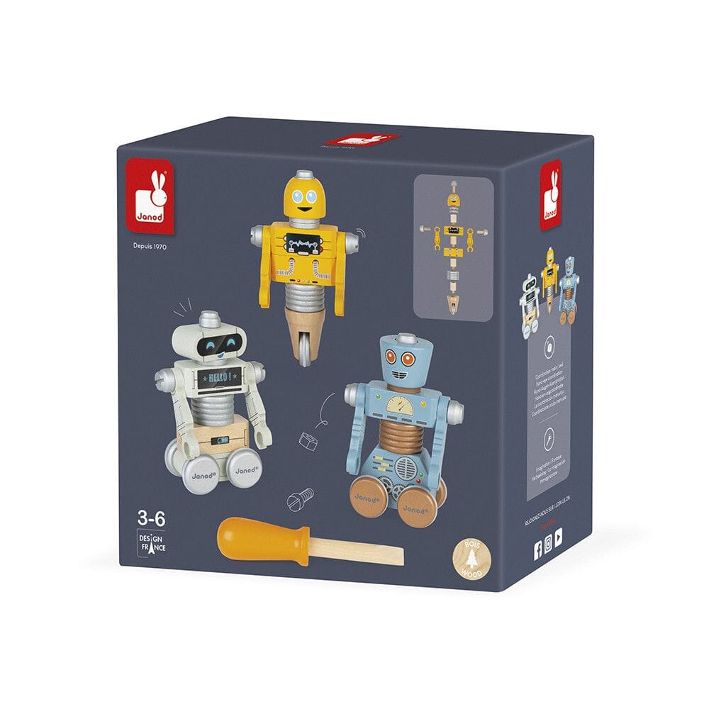 Janod Brico'Kids DIY Robots Toys 