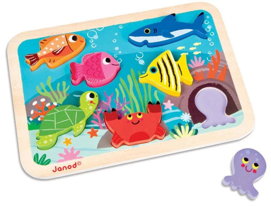 Janod - Janod Chunky Marine Puzzle