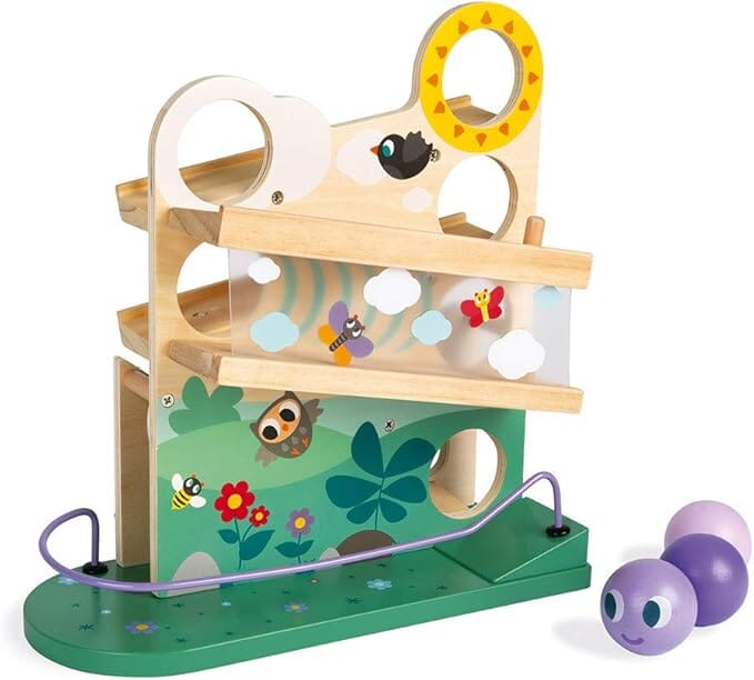 Janod - Janod Wooden Caterpillar Ball Track