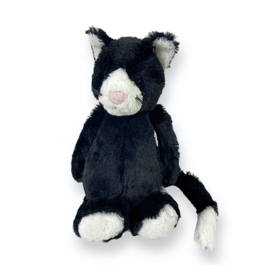 JellyCat - JellyCat Bashful Black and White Plush Cat