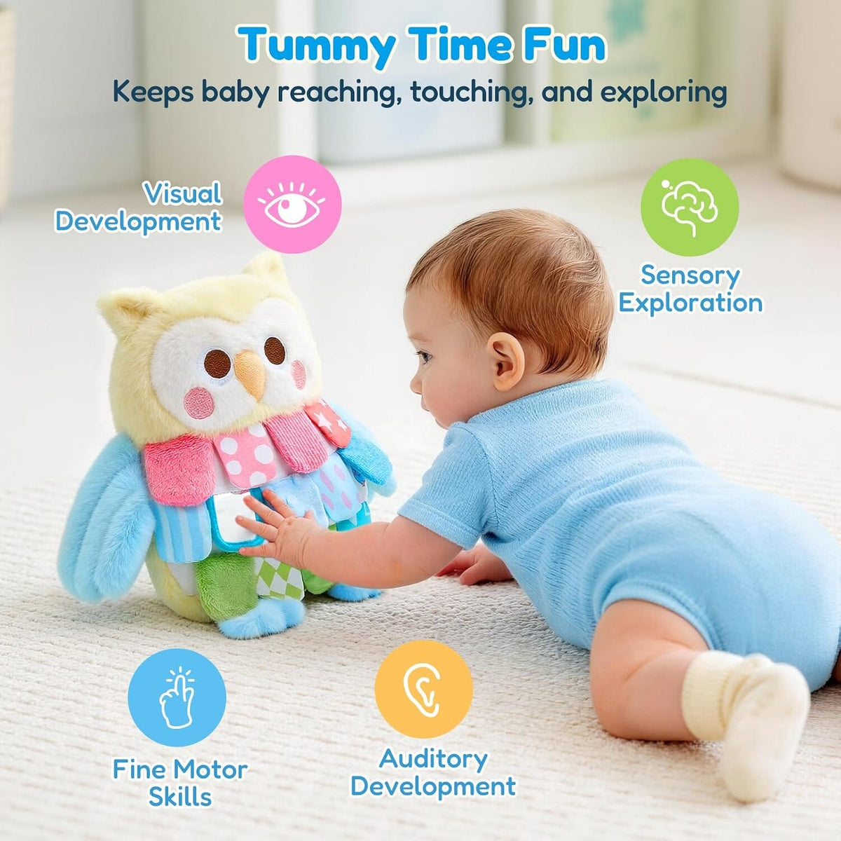 JoyCat Sensory Owl Baby Toy Toys 