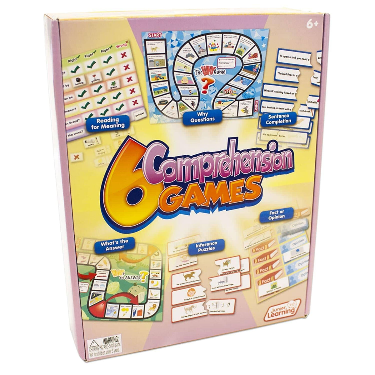 Junior Learning 6 Comprehension Games JL406