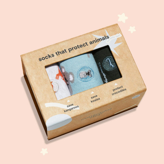Kids Socks that Protect Animals Kids Box 