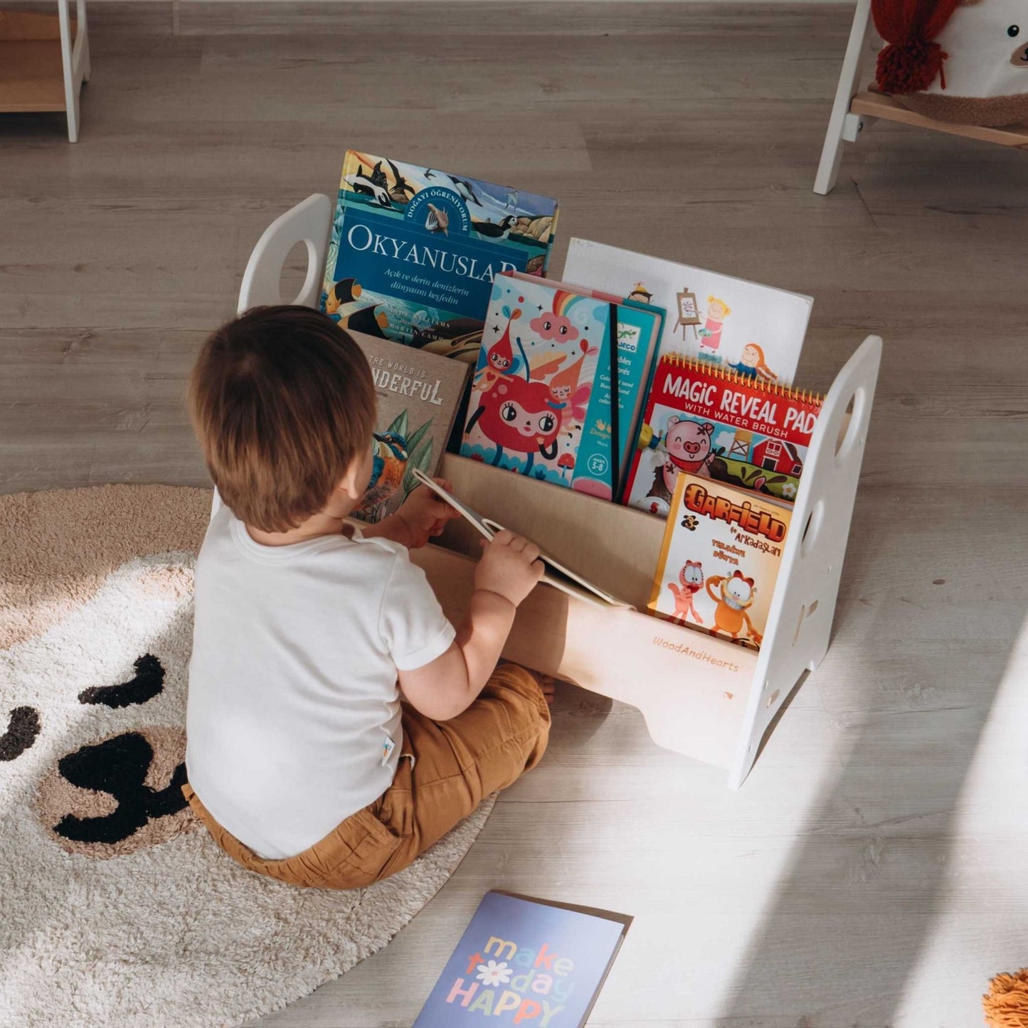 woodandhearts - Kids Wooden Bookshelf