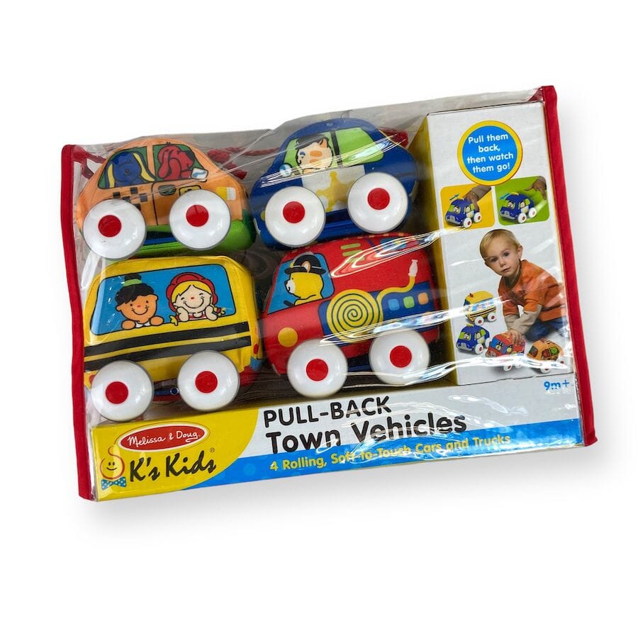 Melissa & Doug - K's Kids Pull - Back Town Vehicles