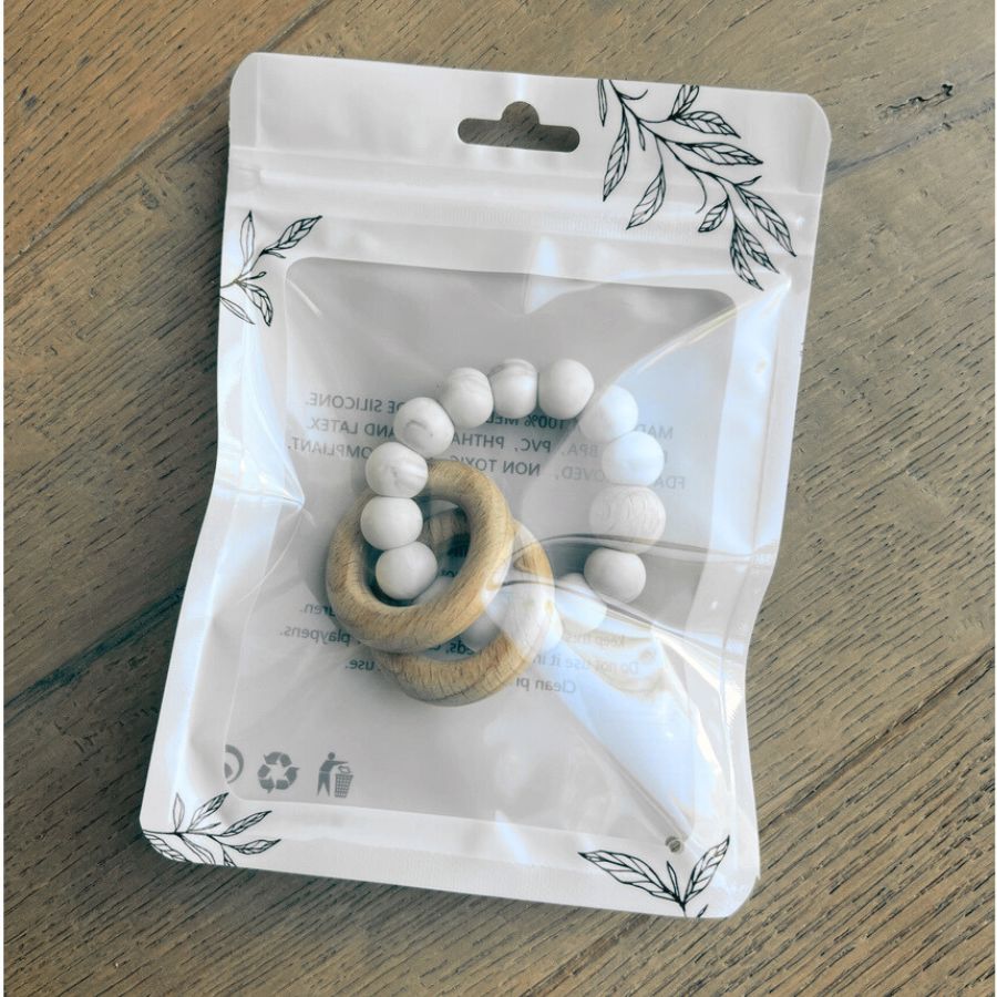 Land of Petite Wood & Silicone Ring Teether