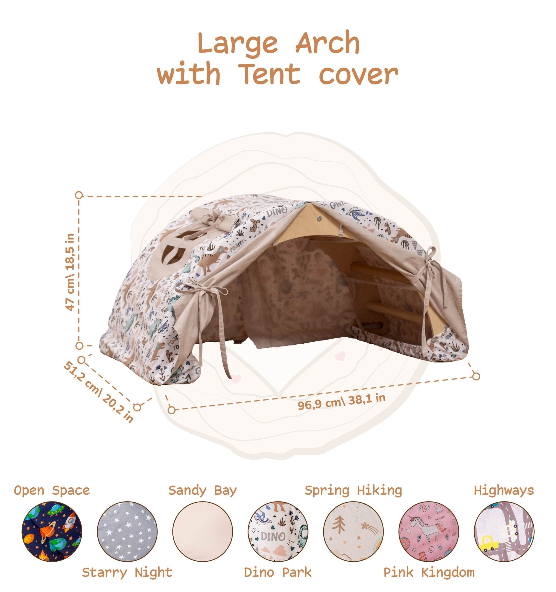 woodandhearts - Large Climbing Arch with Cushion
