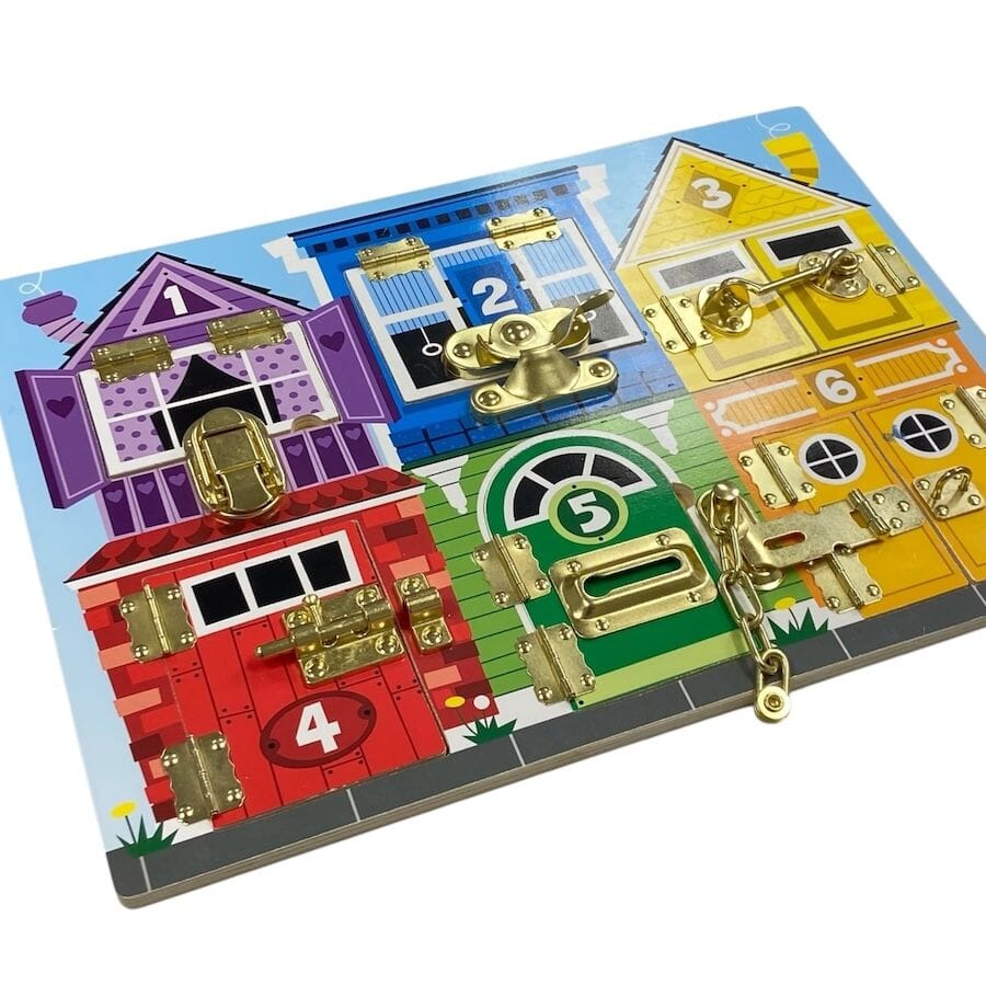 Melissa & Doug - Learning Toy Bundle with Latches Board