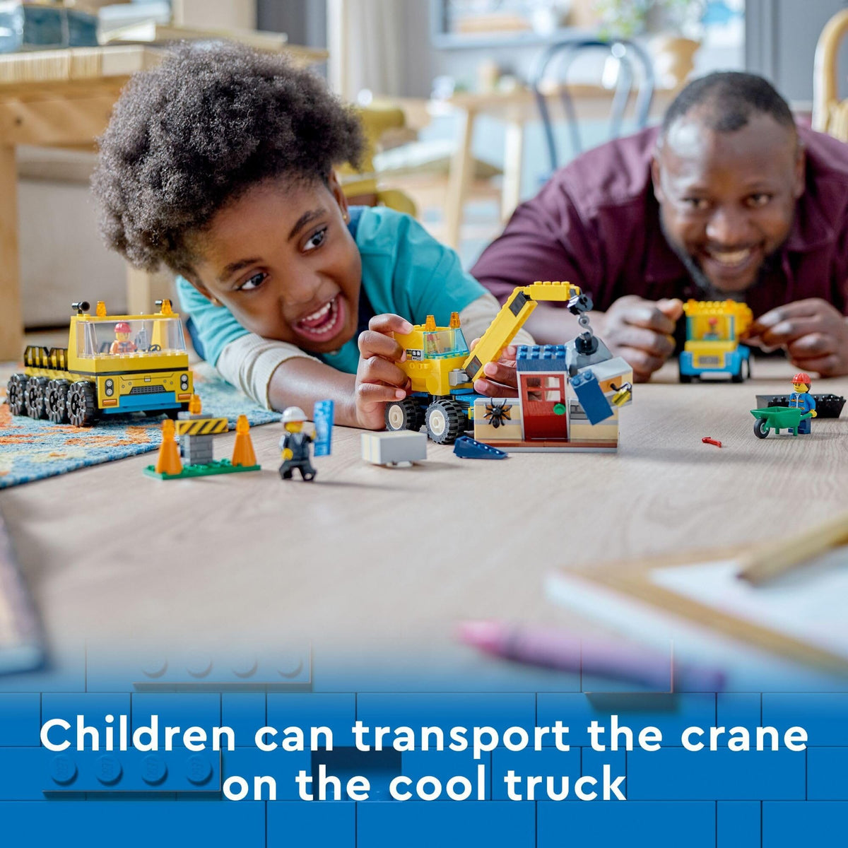 LEGO City Construction Trucks and Wrecking Ball Crane 60391