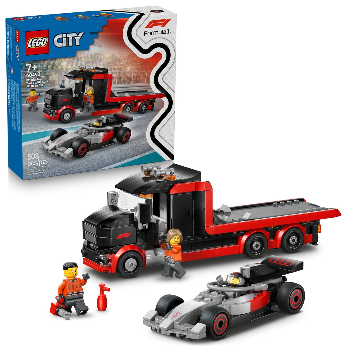 LEGO City F1 Display Truck with Audi F1 Race Car 60493