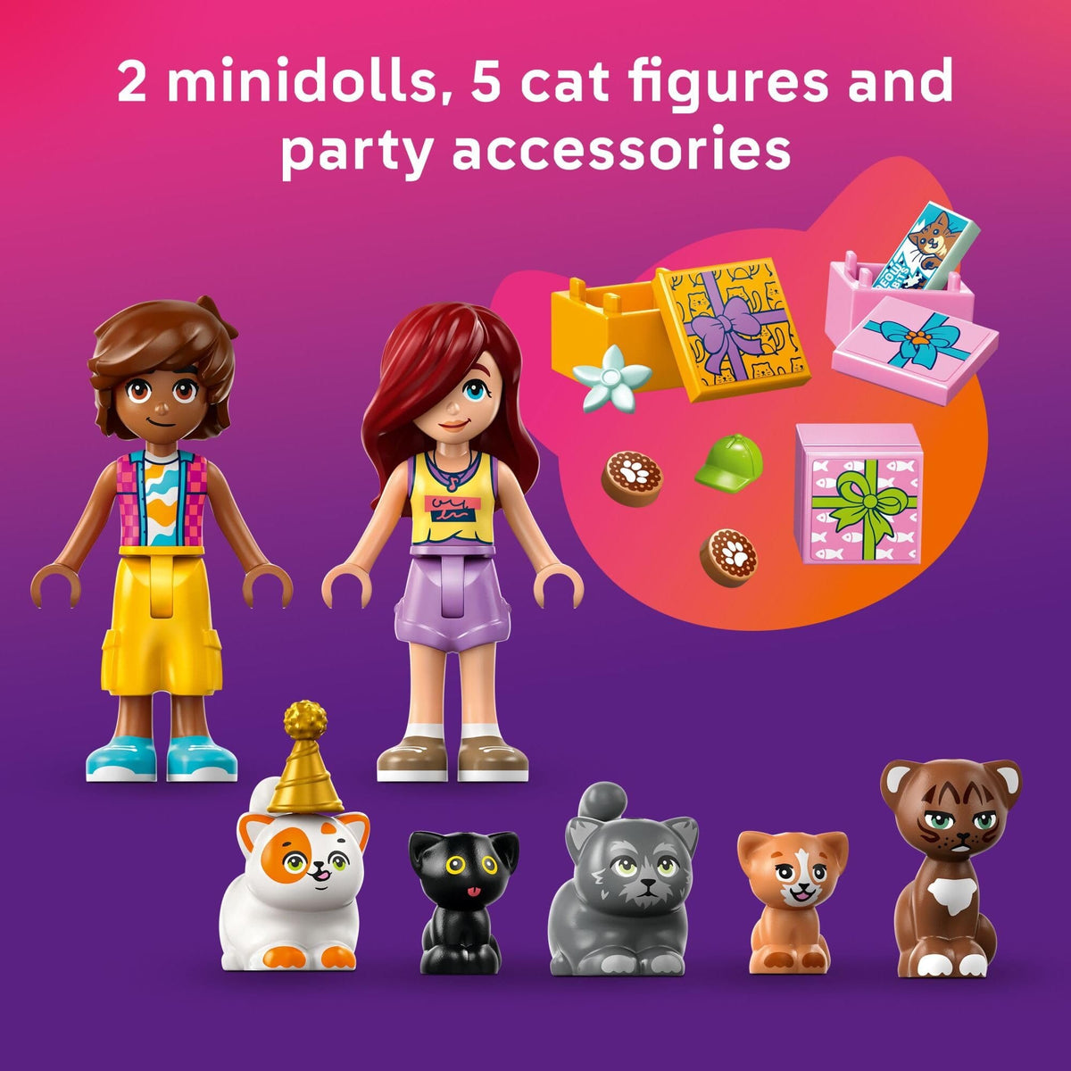 LEGO Friends Cat Birthday Party & Tree House 42666