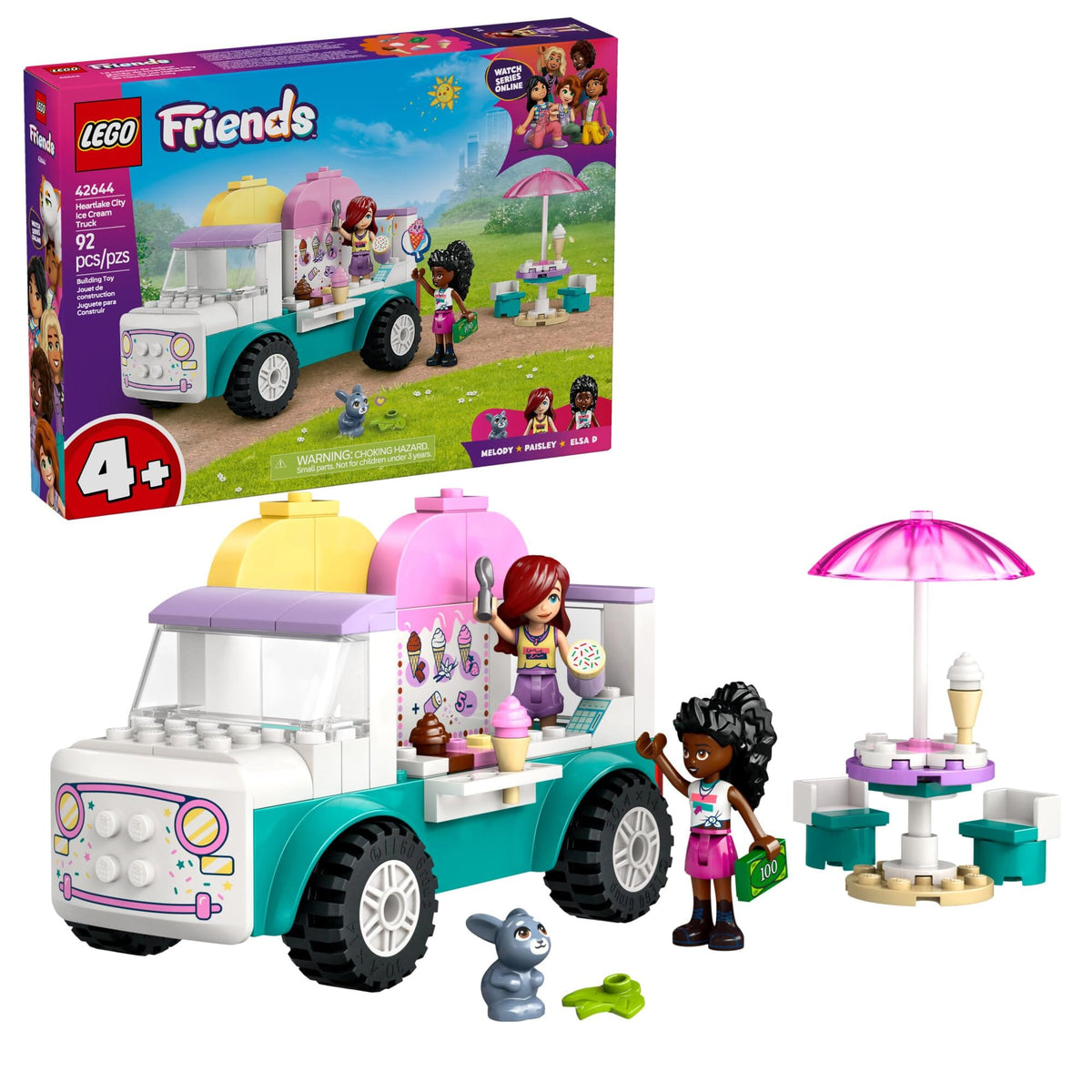 LEGO Friends Heartlake City Ice Cream Truck 42644
