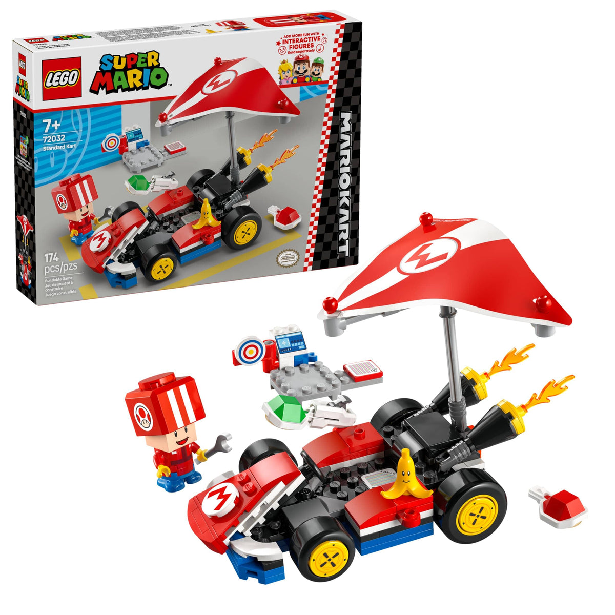 LEGO Super Mario Mario Kart Standard Kart 72032