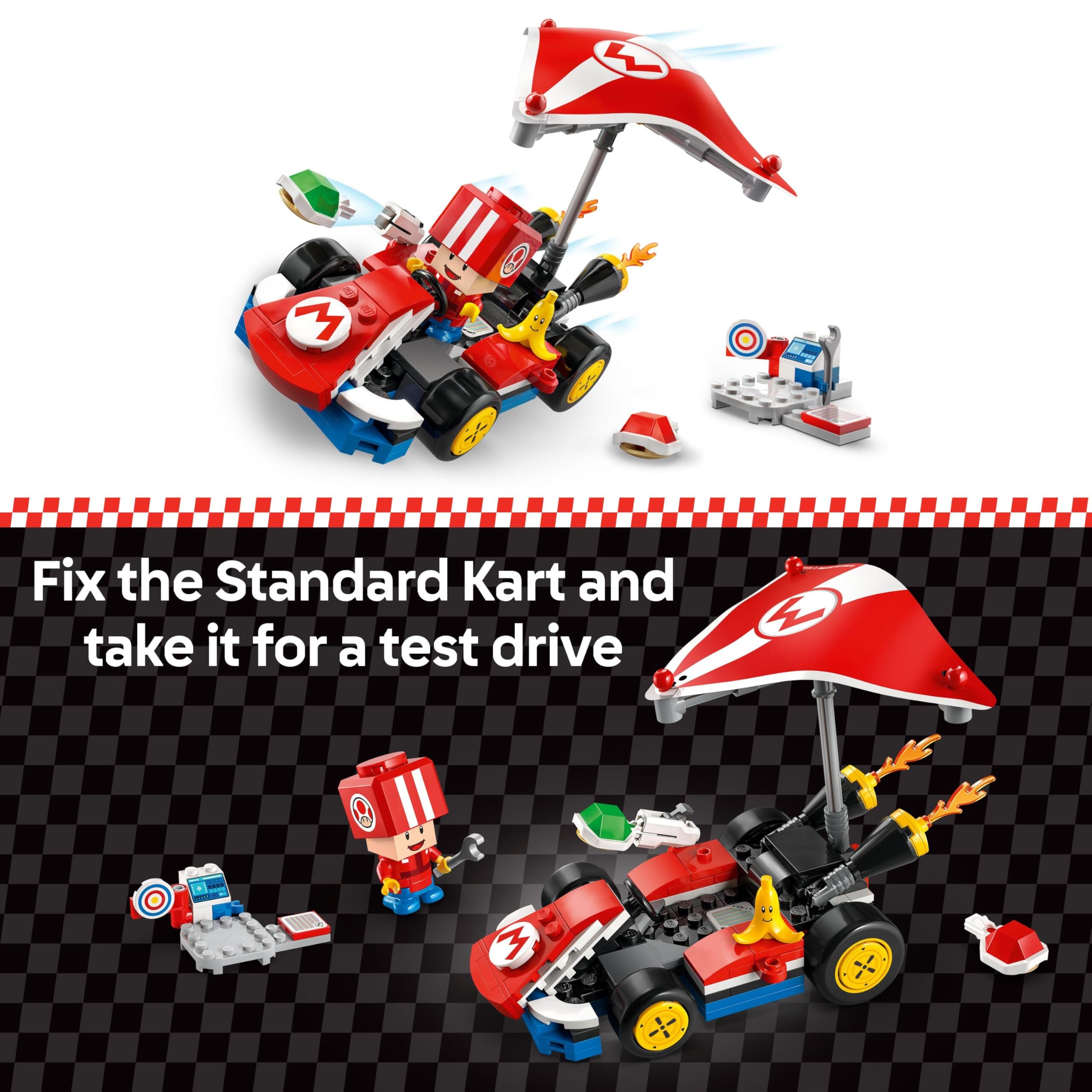 ワークデスク LEGO Super Mario Mario Kart Standard Kart 72032 – TOYCYCLE