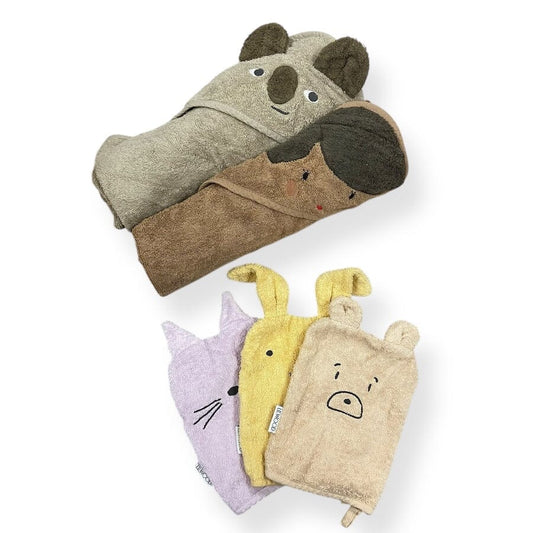 Liewood - Liewood Organic Cotton Baby Bath Set