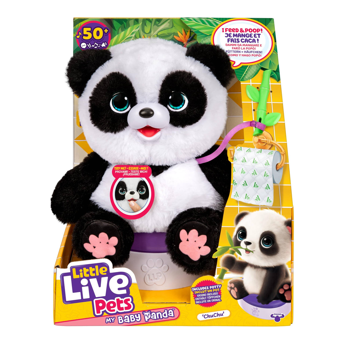 Little Live Pets My Baby Panda ChuChu Interactive Plush 26676