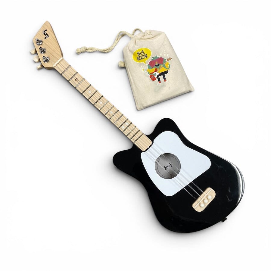 Loog Mini Guitar - Acoustic Guitars Black Used 