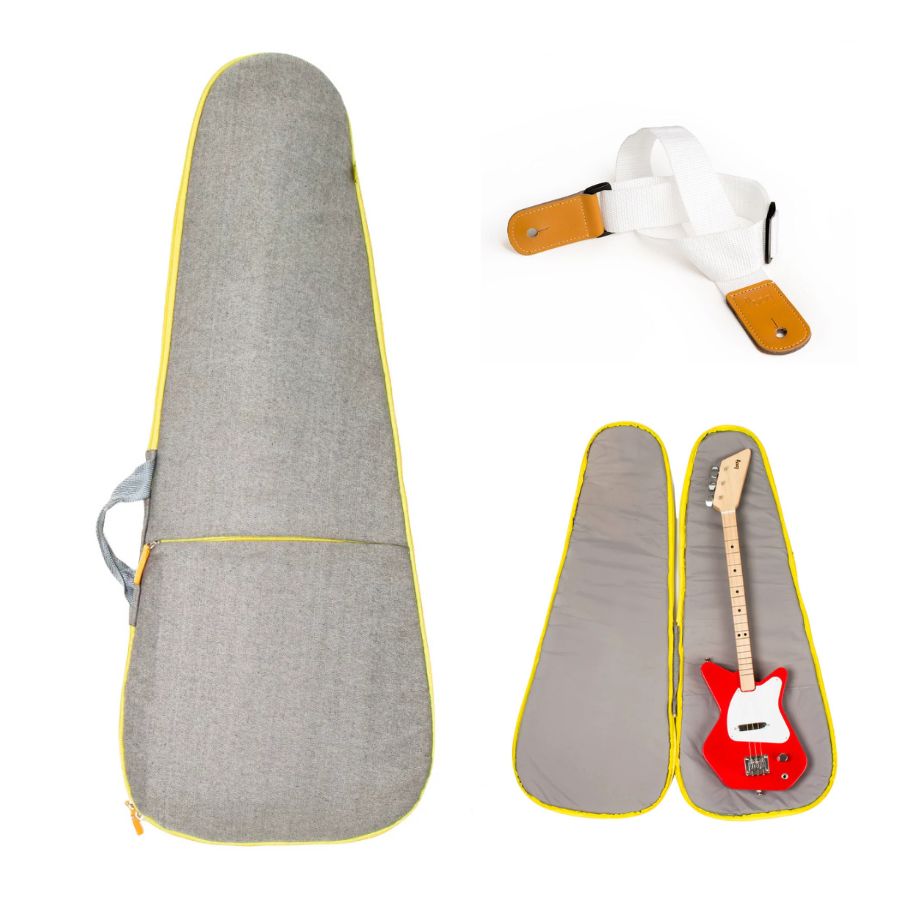 Loog Pro Gig Bag & Strap Bundle Guitar Accessories 