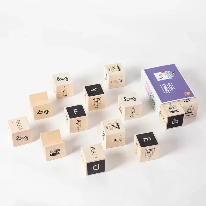 Loog x Uncle Goose Chord Cubes Toys 