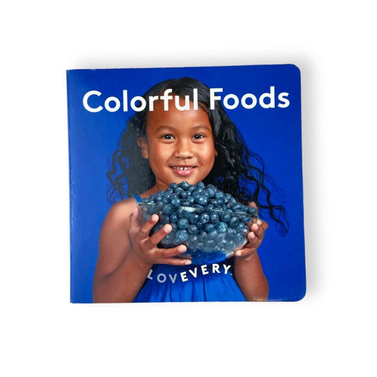 Lovevery Colorful Foods Board Book Toys 