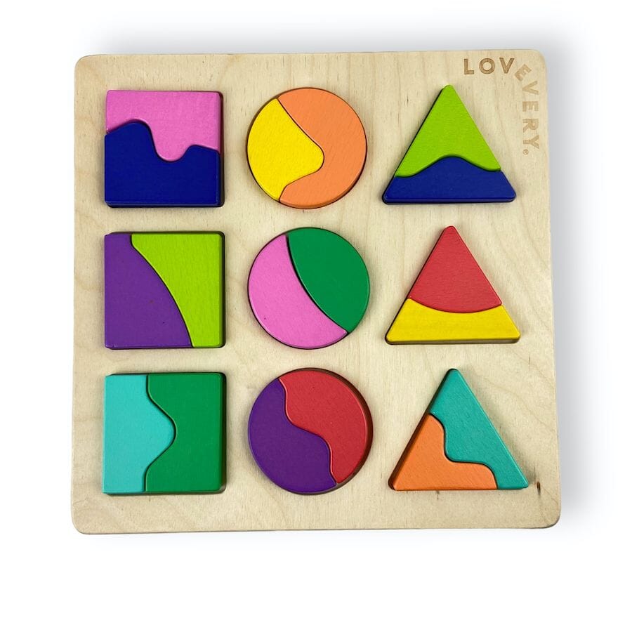 Lovevery Land and Sky Two-part Puzzle Toys 