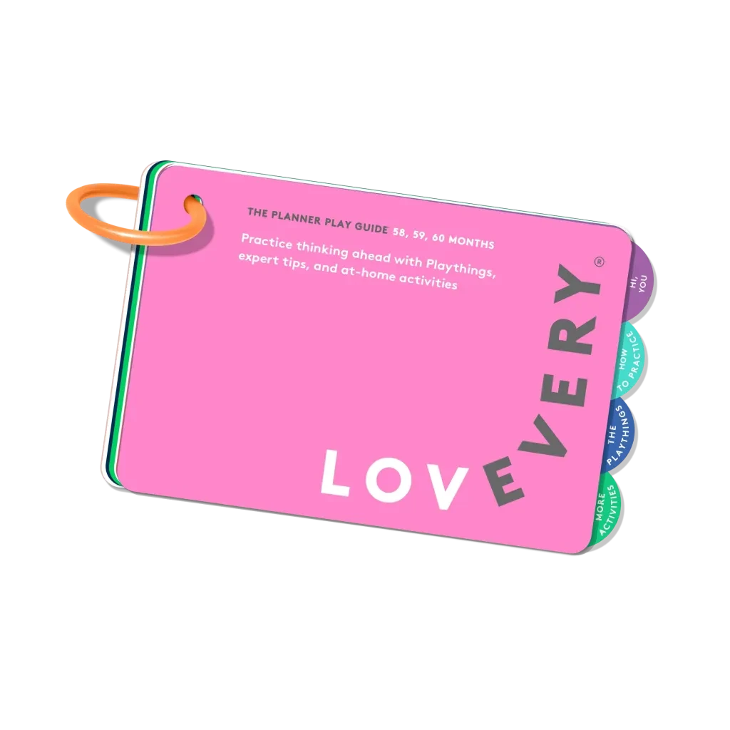 Lovevery Play Guides - Select by Play Kit Toys The Planner Months 58-60 