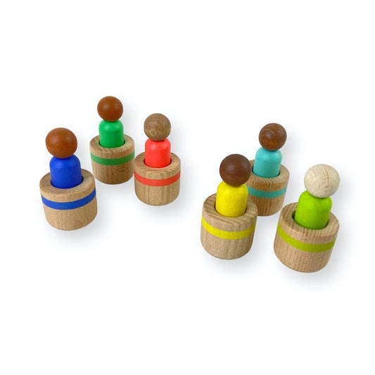 Lovevery Post & Play Peg People Toys 