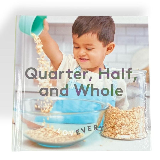 Lovevery Quarter, Half and Whole Board Book Books 