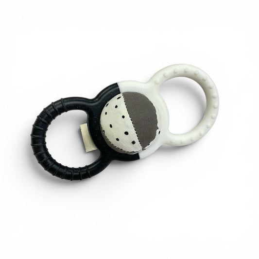 Lovevery Silicone Rattle w/Removable Ball Toys 