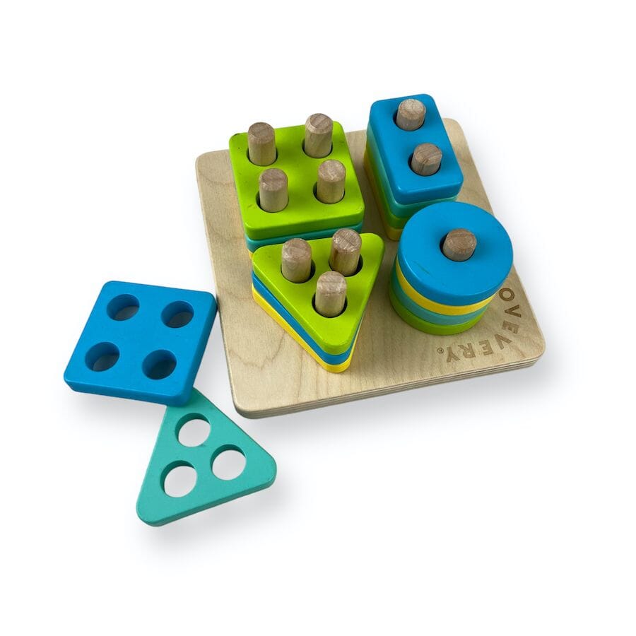 Lovevery Sort & Stack Peg Puzzle & Play Guide Toys 