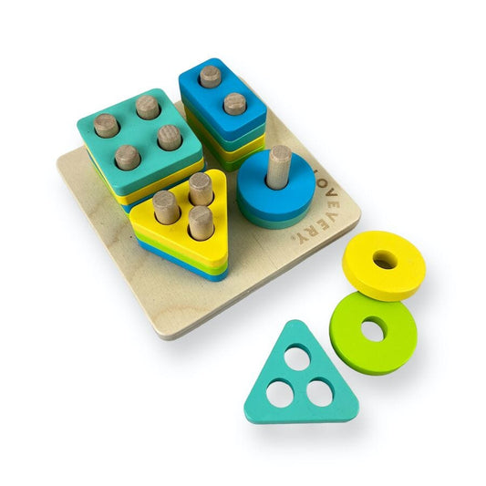 Lovevery Sort & Stack Peg Puzzle Puzzles 