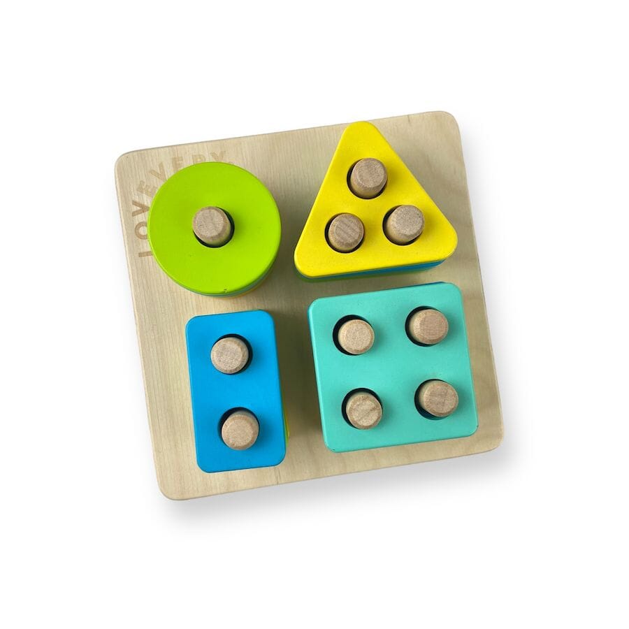 Lovevery Sort & Stack Peg Puzzle Toys 