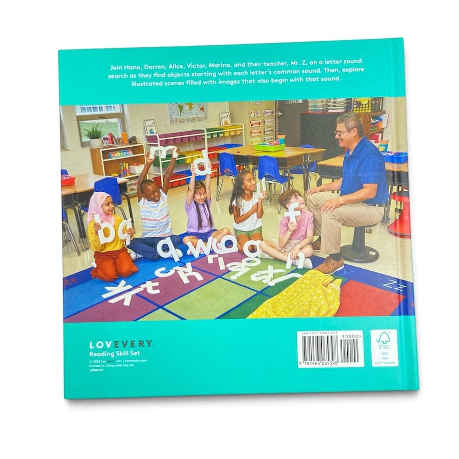 Lovevery The ABCs with Mr. Z Hardcover Book Books 
