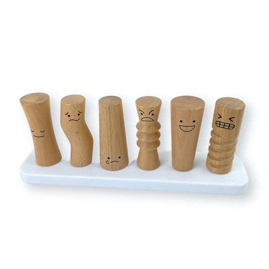 Lovevery Wooden Emotion Dolls Toys 