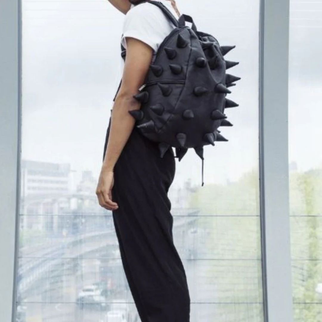 Madpax Backpack With Spikes -  Got Your Black -Side View Model