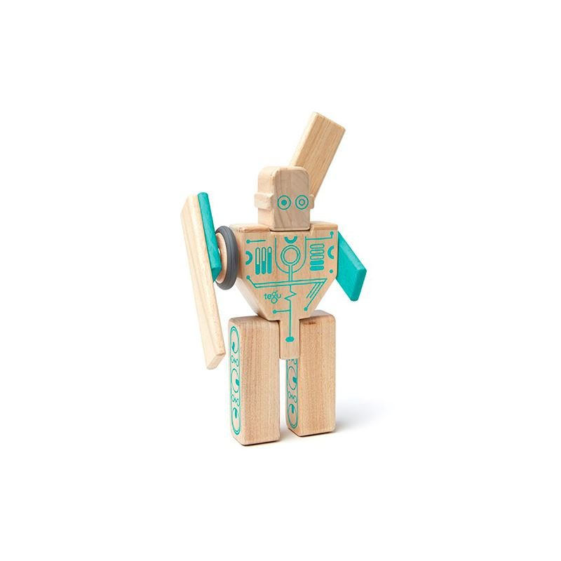 Tegu - Magbot Magnetic Wooden Blocks Future Collection