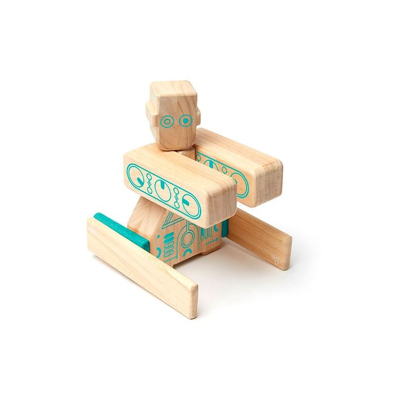 Tegu - Magbot Magnetic Wooden Blocks Future Collection
