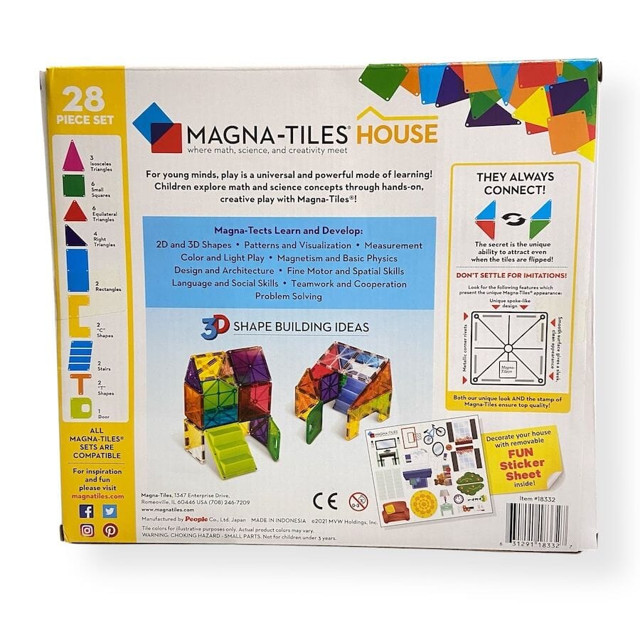 Magna - Tiles - Magna - Tiles House 28 - Piece Set