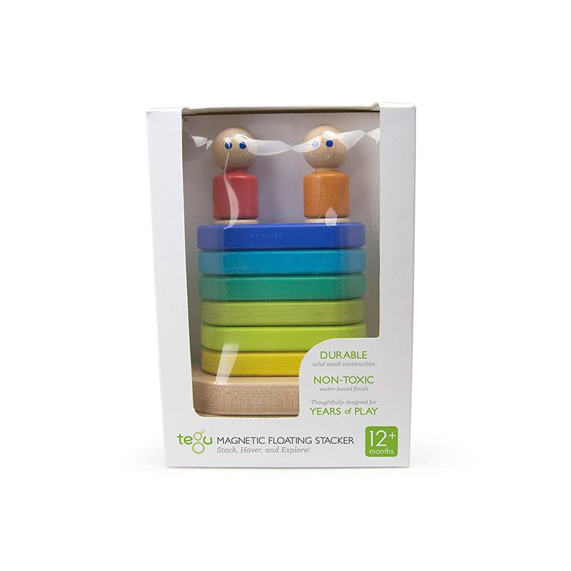 Magnetic Floating Stacker <br>Tegu Baby and Toddler <br>11 pieces 