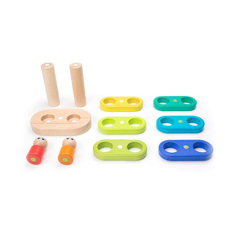 Magnetic Floating Stacker <br>Tegu Baby and Toddler <br>11 pieces 