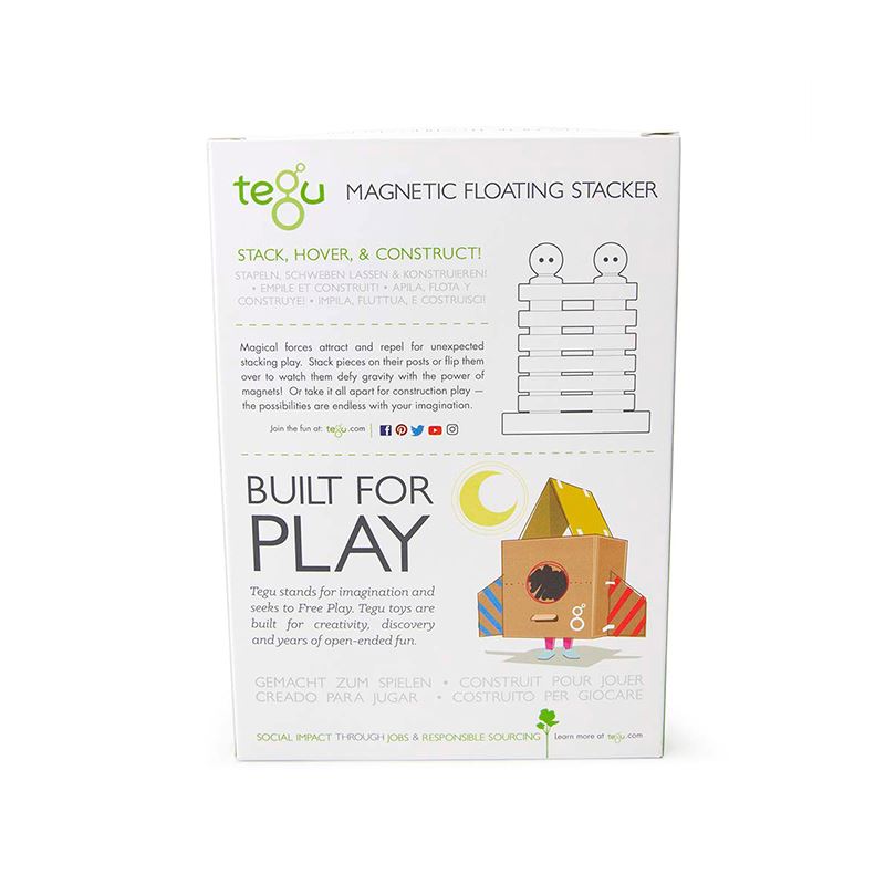 Magnetic Floating Stacker <br>Tegu Baby and Toddler <br>11 pieces 