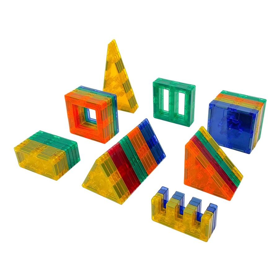 Tytan Tiles - Magnetic Tile Building Set – 60 - Pc Club Kit
