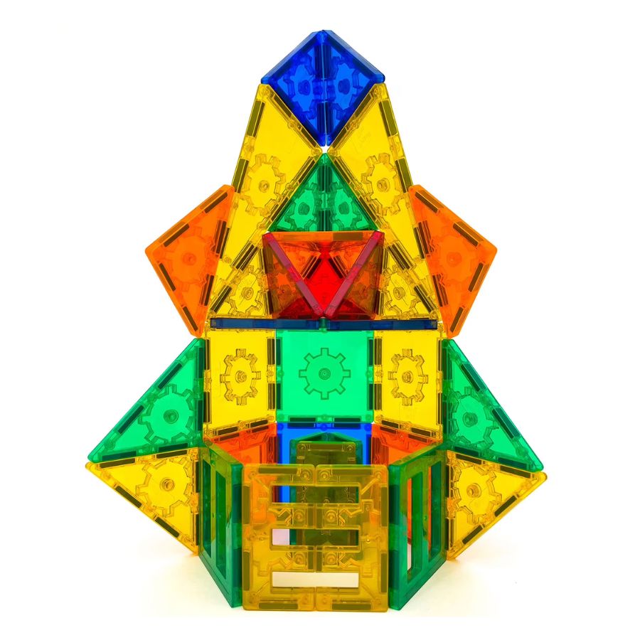 Magnetic Tile Building Set – 60-Pc Club Kit Toys 