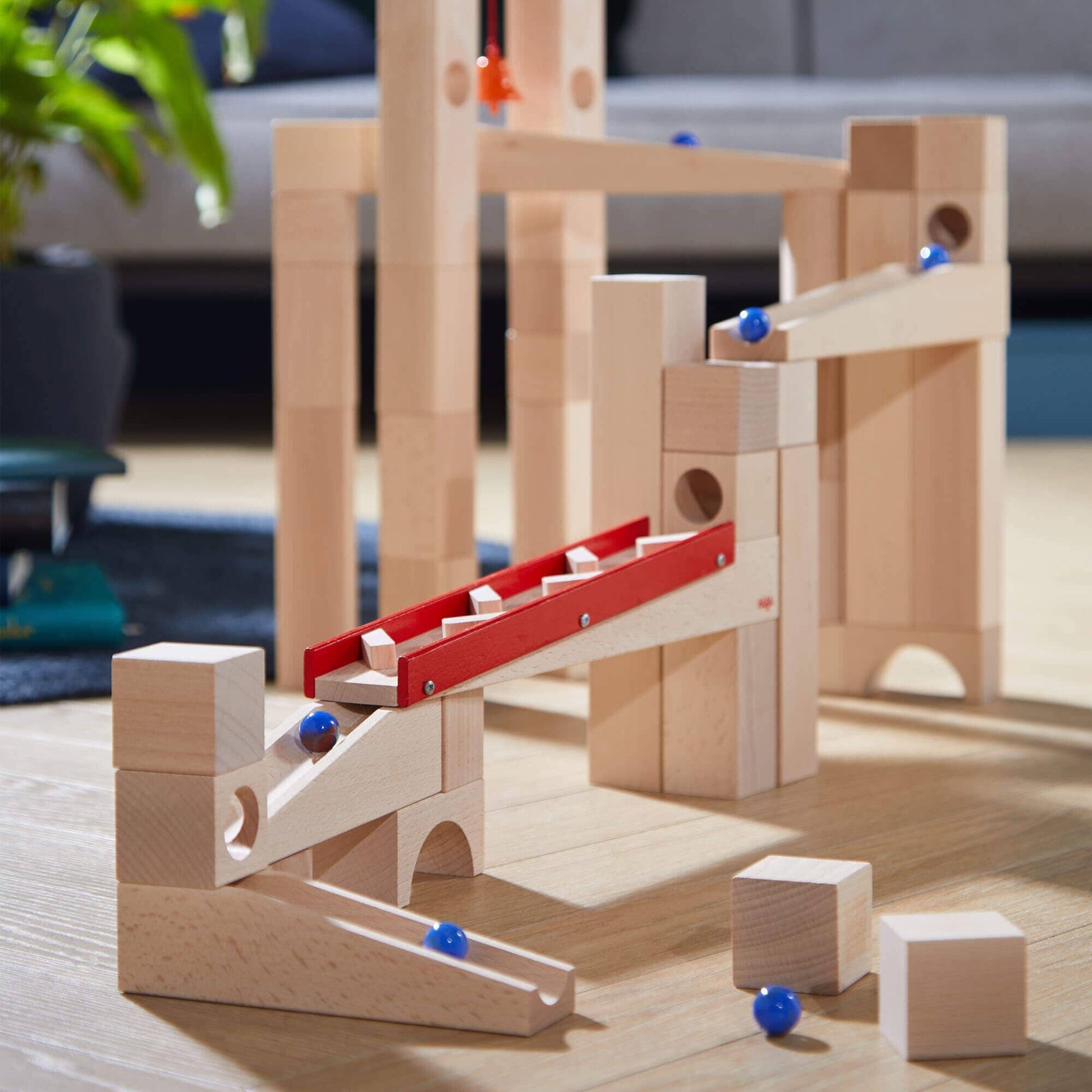 HABA Kugelbahn Marble Run Set Up