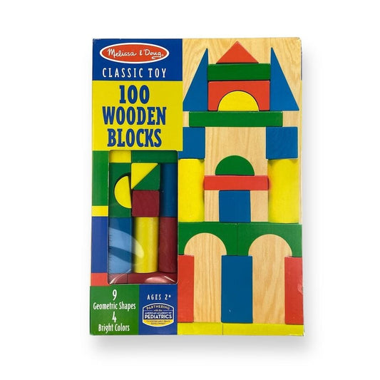 Melissa & Doug 100-Piece Block Set Toys 