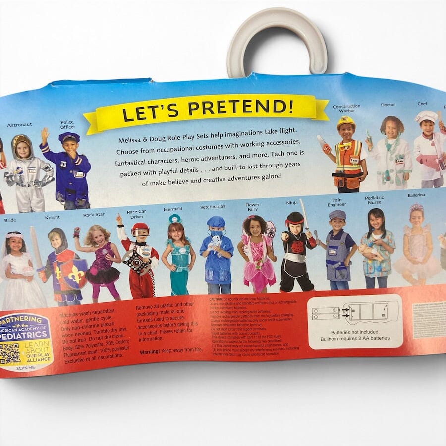 Melissa & Doug Fire Chief Costume Toys 